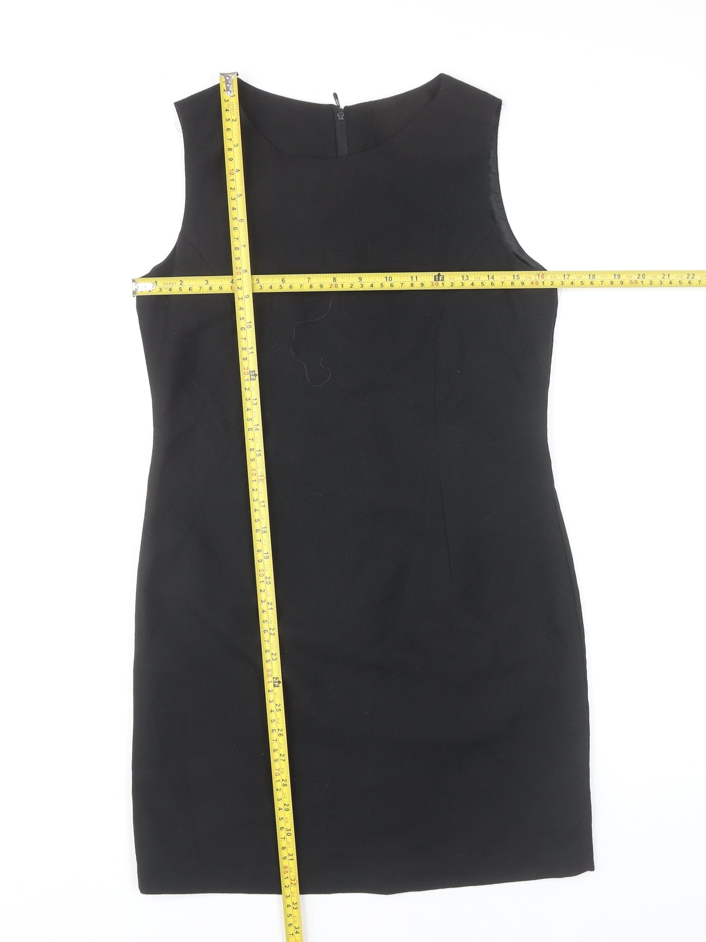 Marks and Spencer Women Black Petite Size 10 Sheath Dress