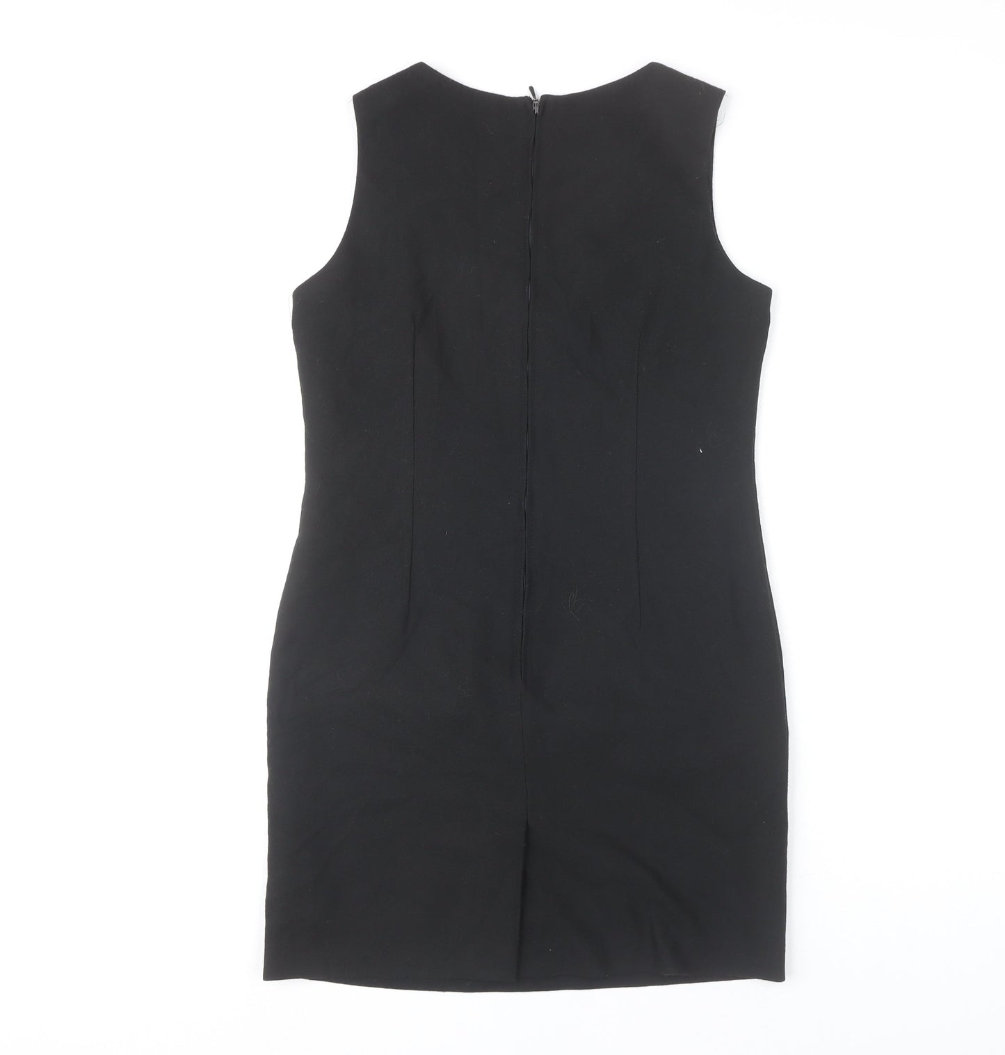 Marks and Spencer Women Black Petite Size 10 Sheath Dress