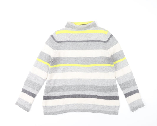 Womens UK Size 12 Paul Costelloe Grey Pullover Jumper