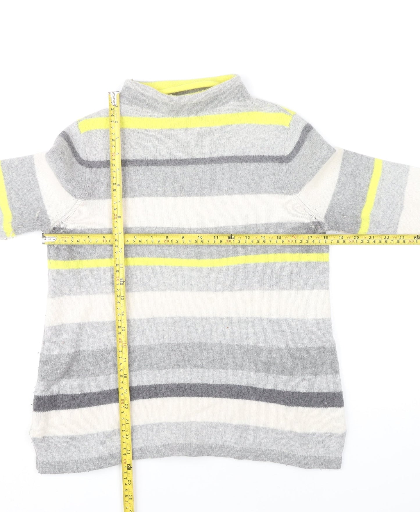 Womens UK Size 12 Paul Costelloe Grey Pullover Jumper