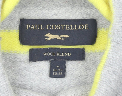 Womens UK Size 12 Paul Costelloe Grey Pullover Jumper