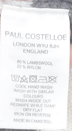 Womens UK Size 12 Paul Costelloe Grey Pullover Jumper