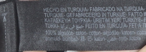 Womens UK Size S Massimo Dutti Black Basic T-Shirt