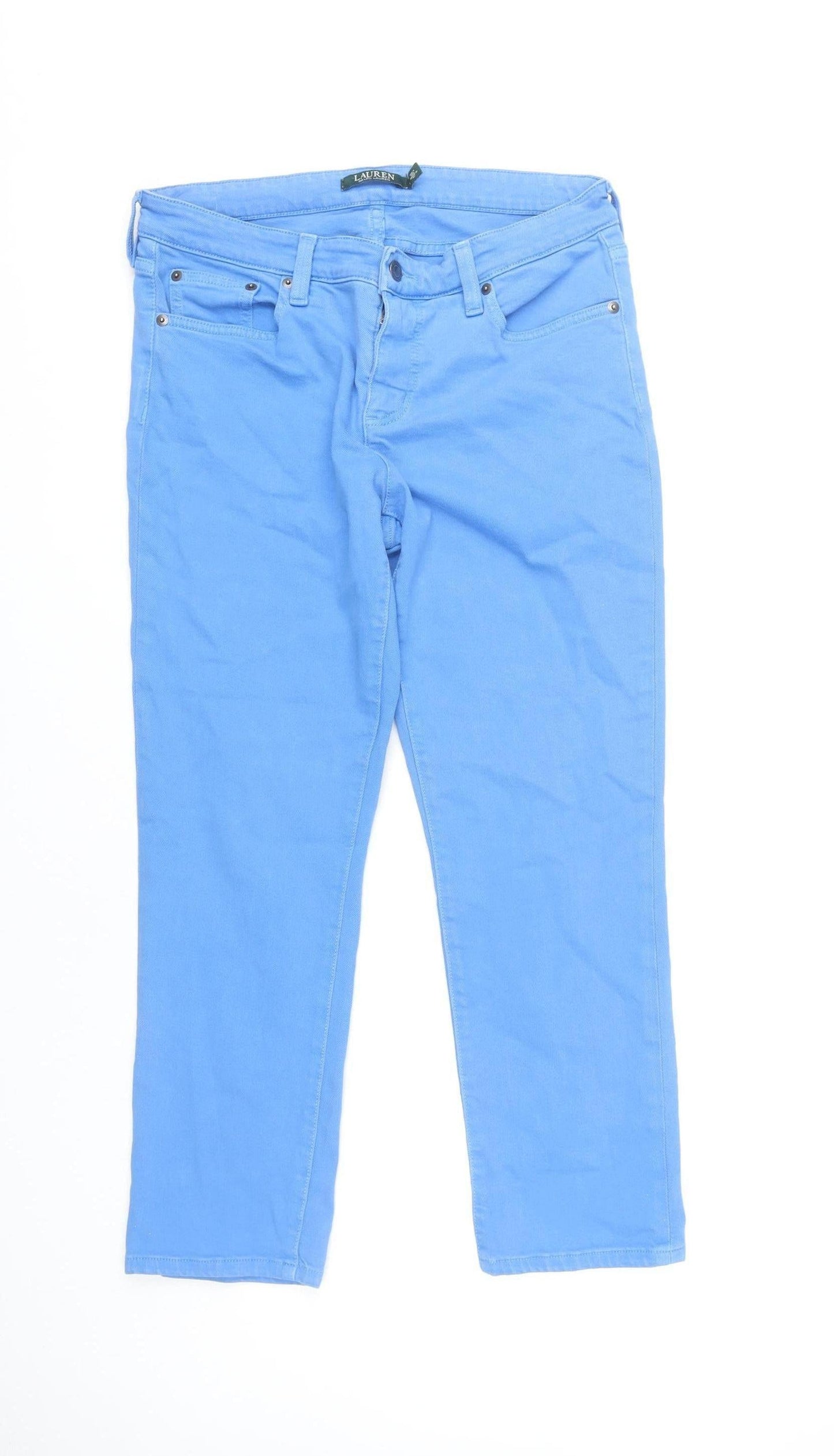 Lauren Ralph Lauren Women’s Blue Straight Jeans Size 10 100% Cotton