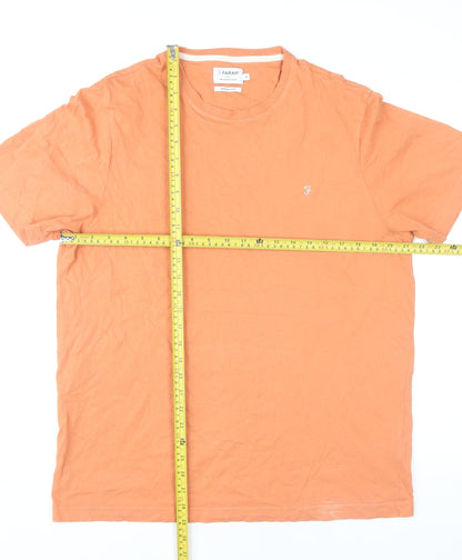 Mens UK Size XL Farah Orange  T-Shirt