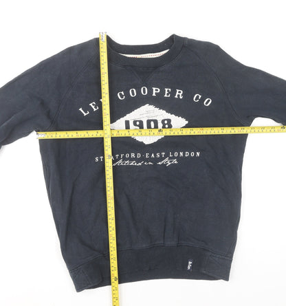 Mens UK Size S Lee Cooper Blue Pullover Sweatshirt
