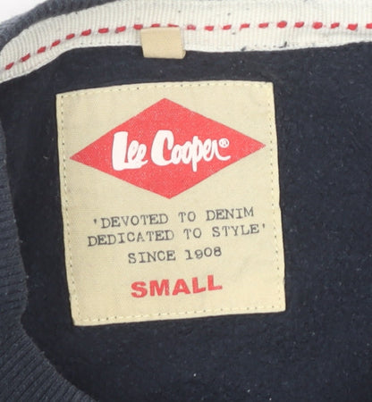 Mens UK Size S Lee Cooper Blue Pullover Sweatshirt