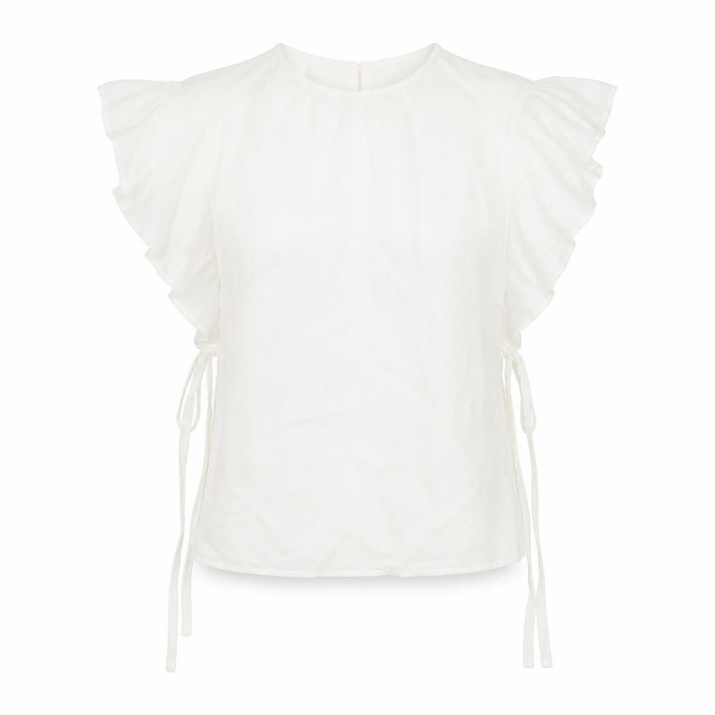 Womens UK Size M Zara Basic White Basic Blouse