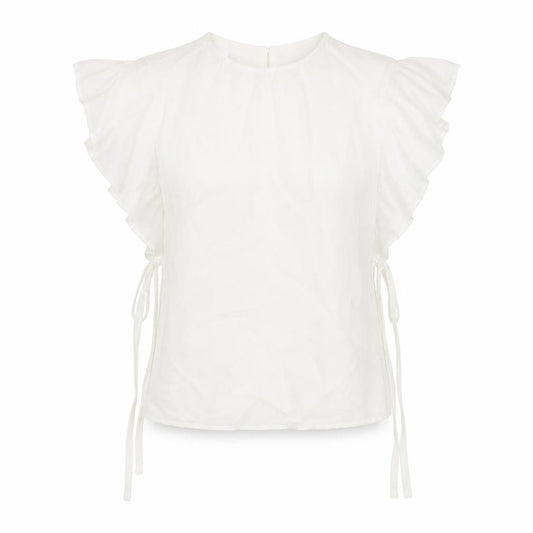 Womens UK Size M Zara Basic White Basic Blouse