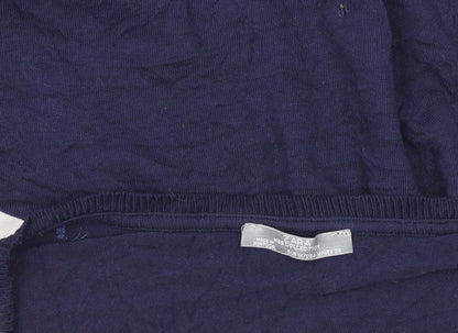 Womens UK Size M Zara Multicoloured Basic T-Shirt