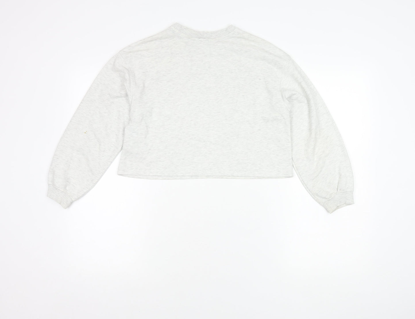 H&M Girls Grey Seattle Print Pullover Sweatshirt - 11 Years