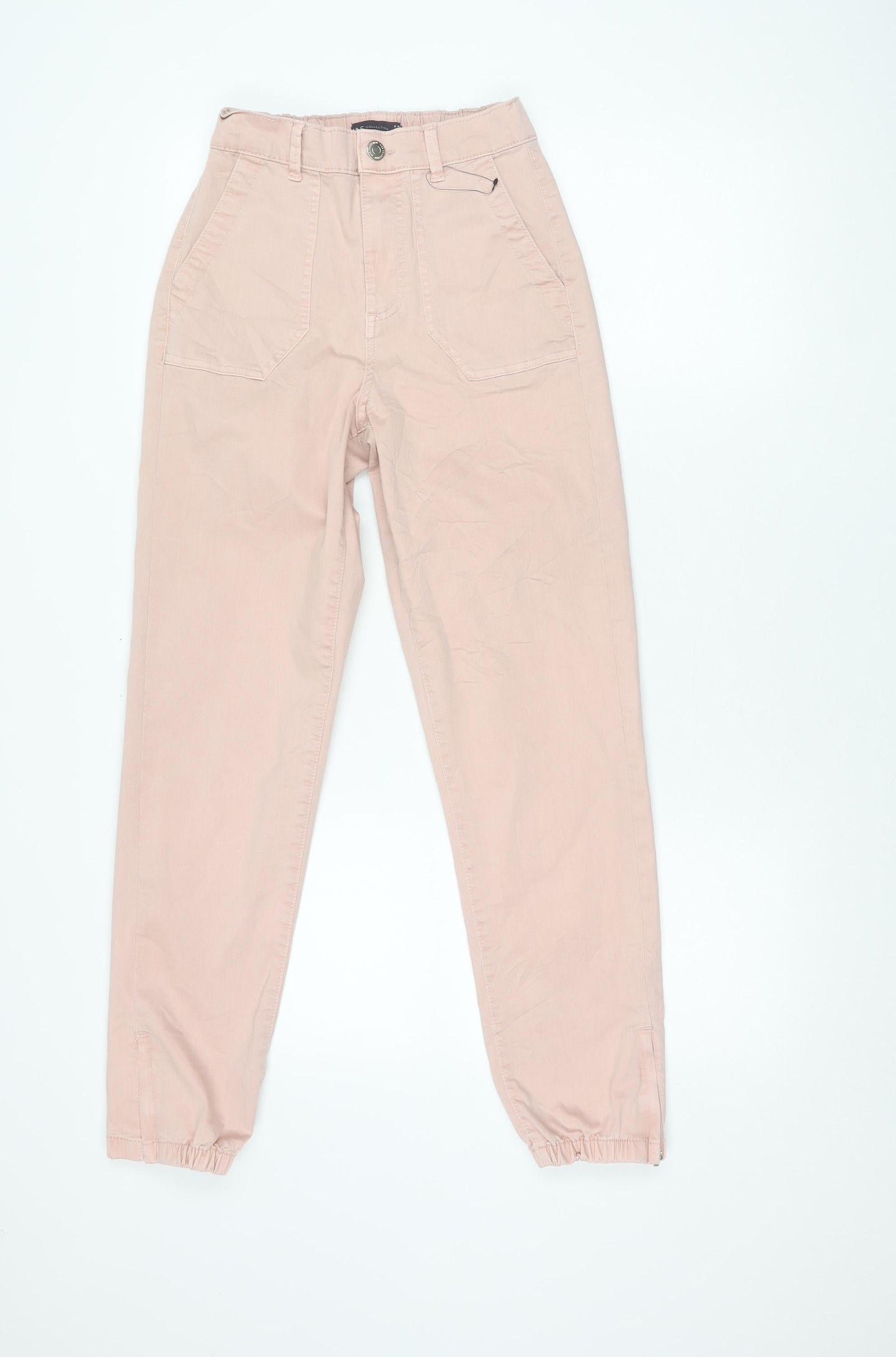 Womens UK Size 6 Marks and Spencer Regular Fit Jogger Pink Trousers