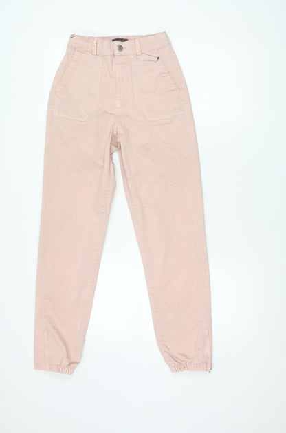 Womens UK Size 6 Marks and Spencer Regular Fit Jogger Pink Trousers