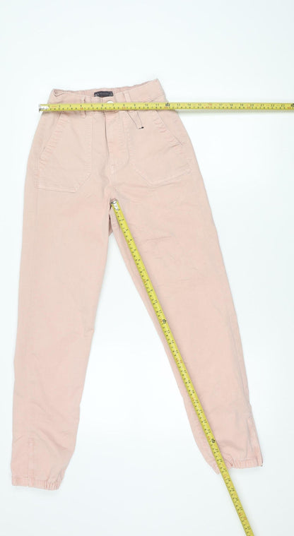 Womens UK Size 6 Marks and Spencer Regular Fit Jogger Pink Trousers