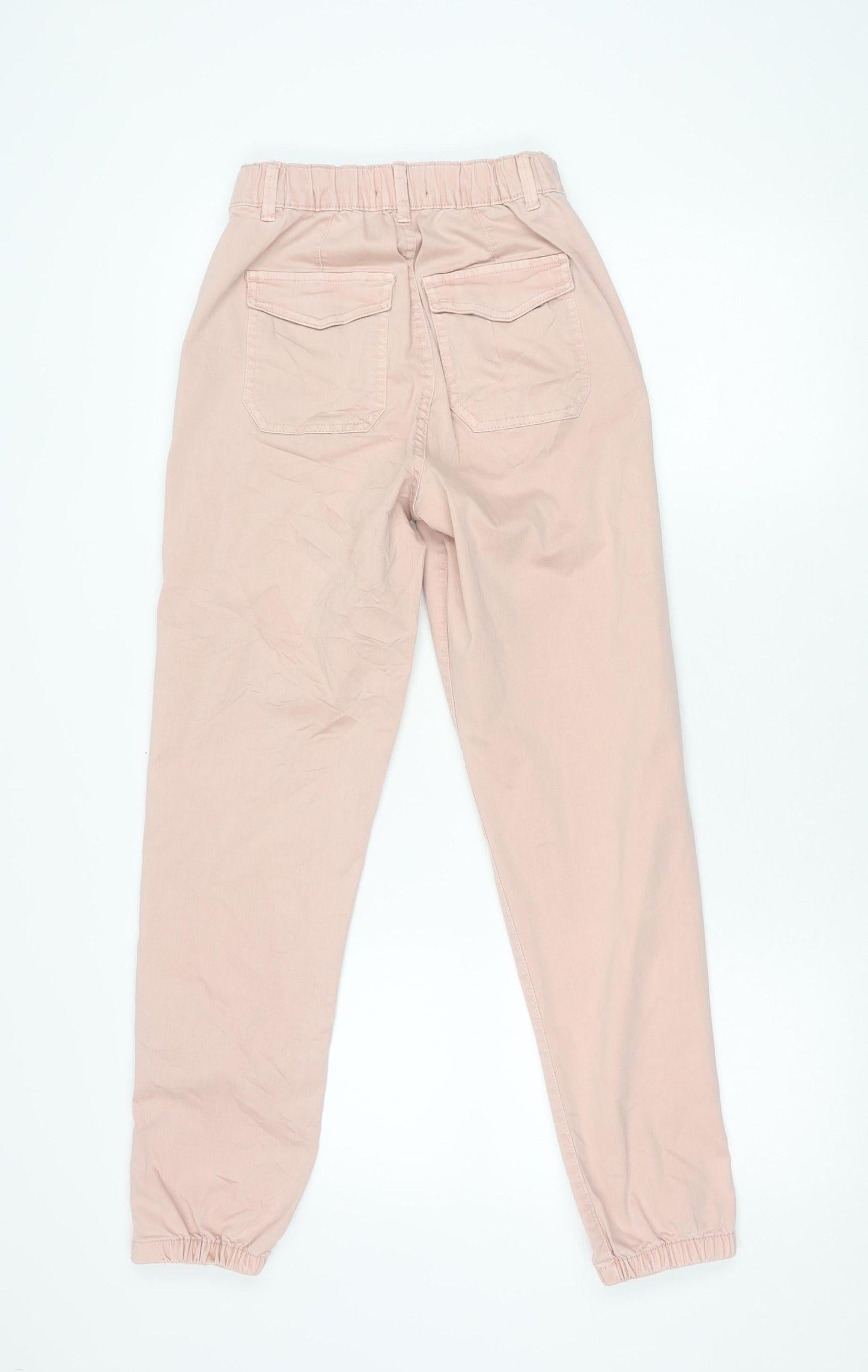 Womens UK Size 6 Marks and Spencer Regular Fit Jogger Pink Trousers