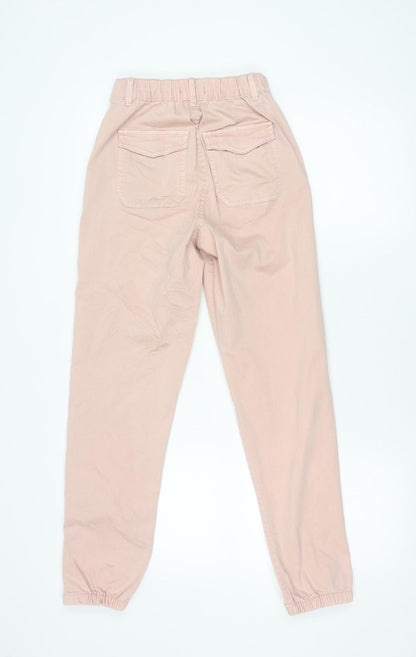 Womens UK Size 6 Marks and Spencer Regular Fit Jogger Pink Trousers