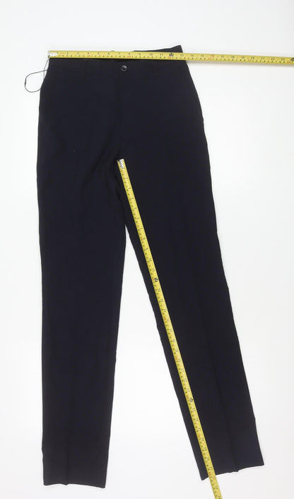 Marks and Spencer Men's Blue Slim Fit Business Trousers 26W 33L
