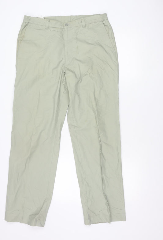 Farah Weekend Men’s Beige Chino Trousers 34W 31L Regular Fit Straight Leg