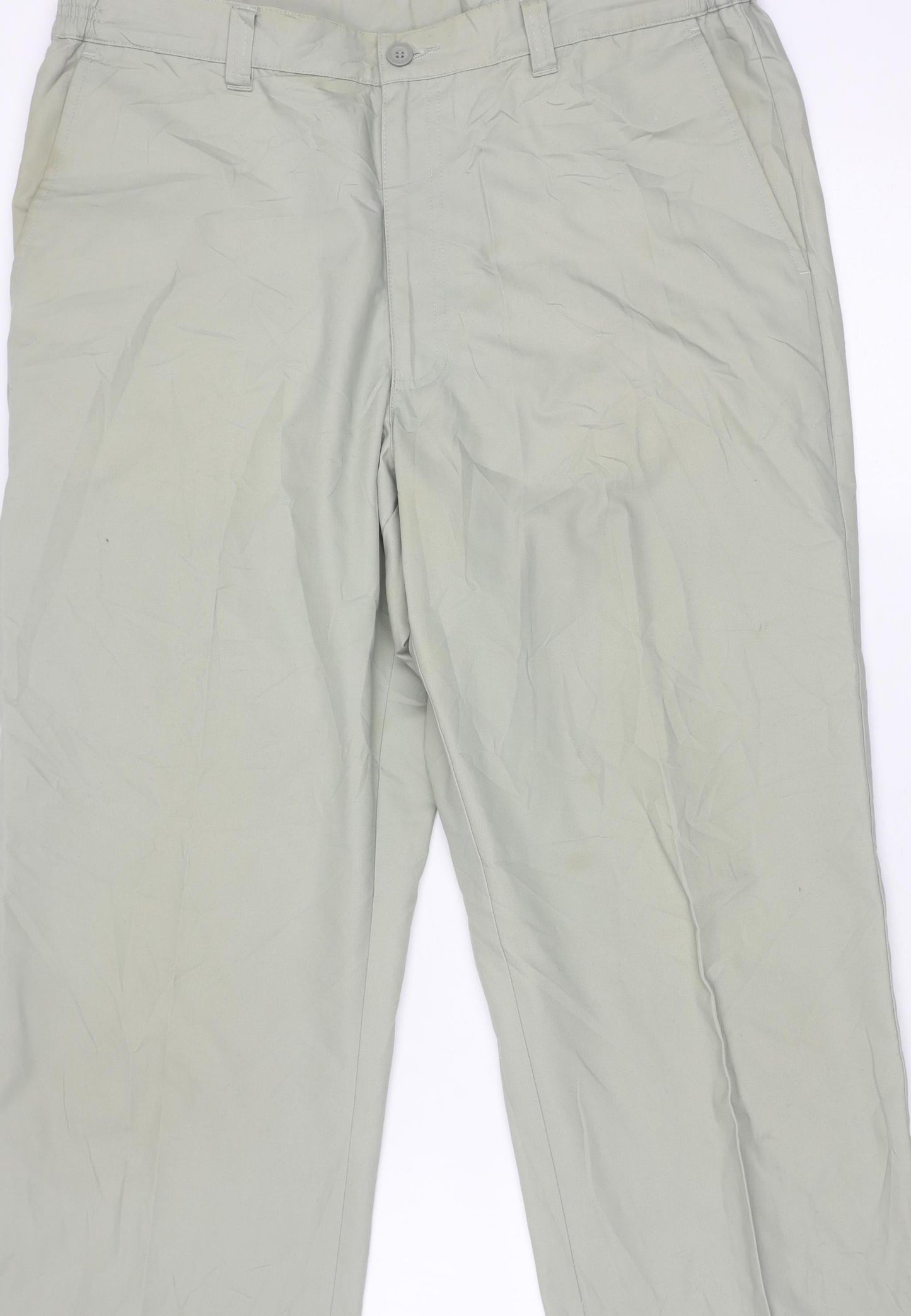 Farah Weekend Men’s Beige Chino Trousers 34W 31L Regular Fit Straight Leg
