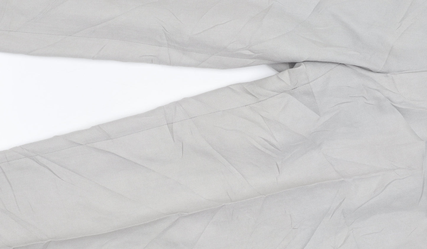 Marks and Spencer Men's Grey 30in Waist 31in Leg Regular Fit Chino Trousers