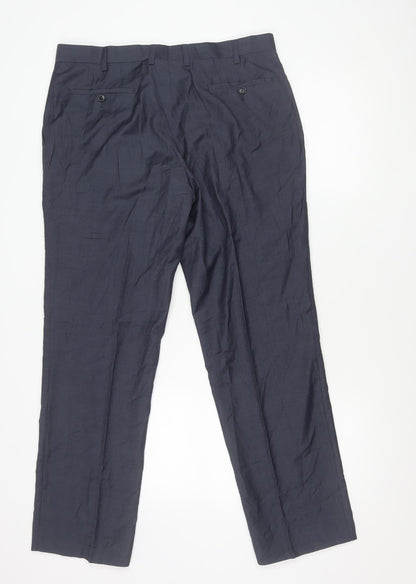 Simon Carter Women’s Grey Wool Blend Dress Pants Size 20 Straight Leg