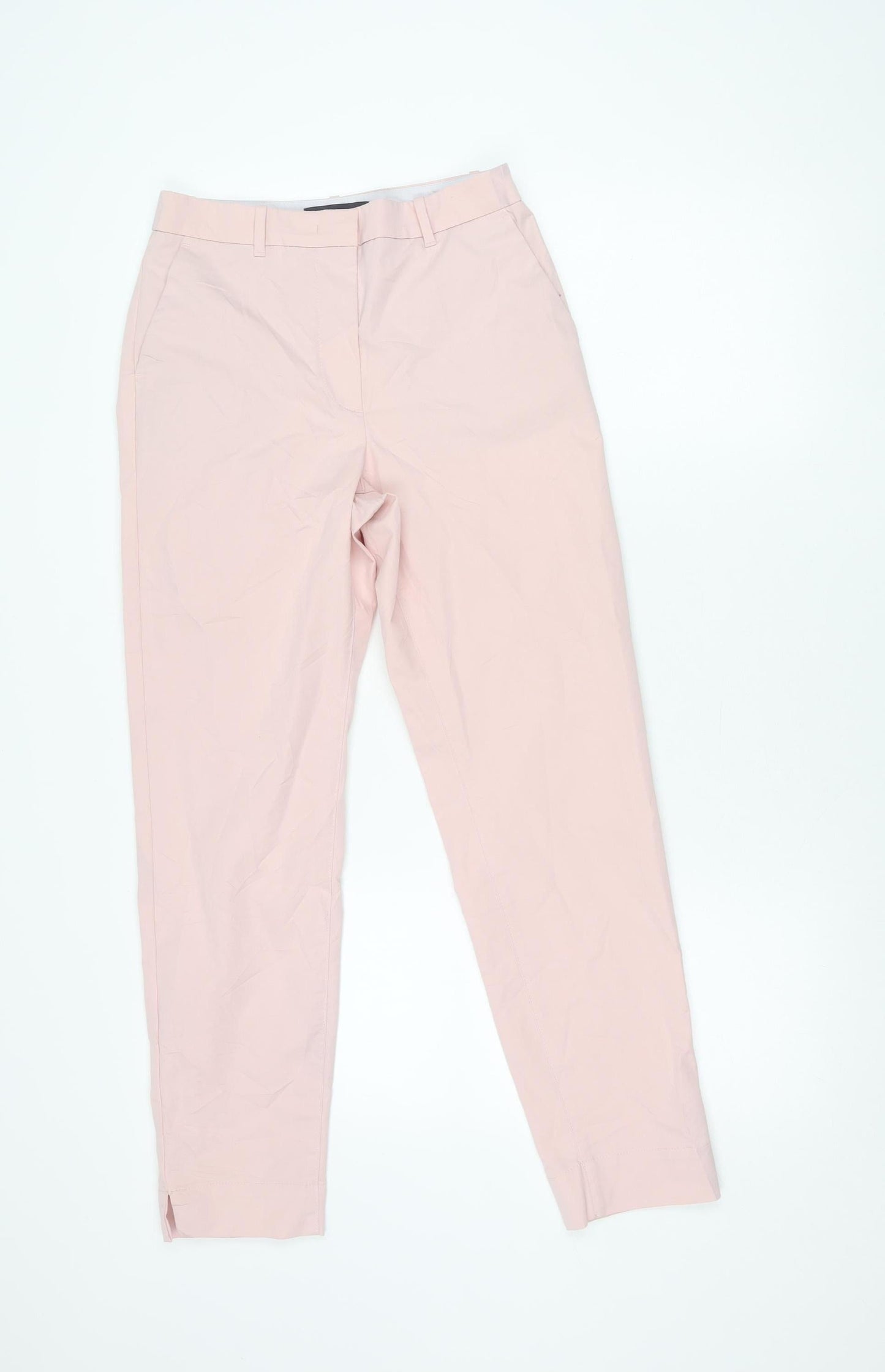 Womens UK Size 6 Marks and Spencer Regular Fit Chino Pink Trousers