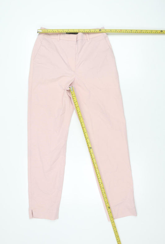 Womens UK Size 6 Marks and Spencer Regular Fit Chino Pink Trousers