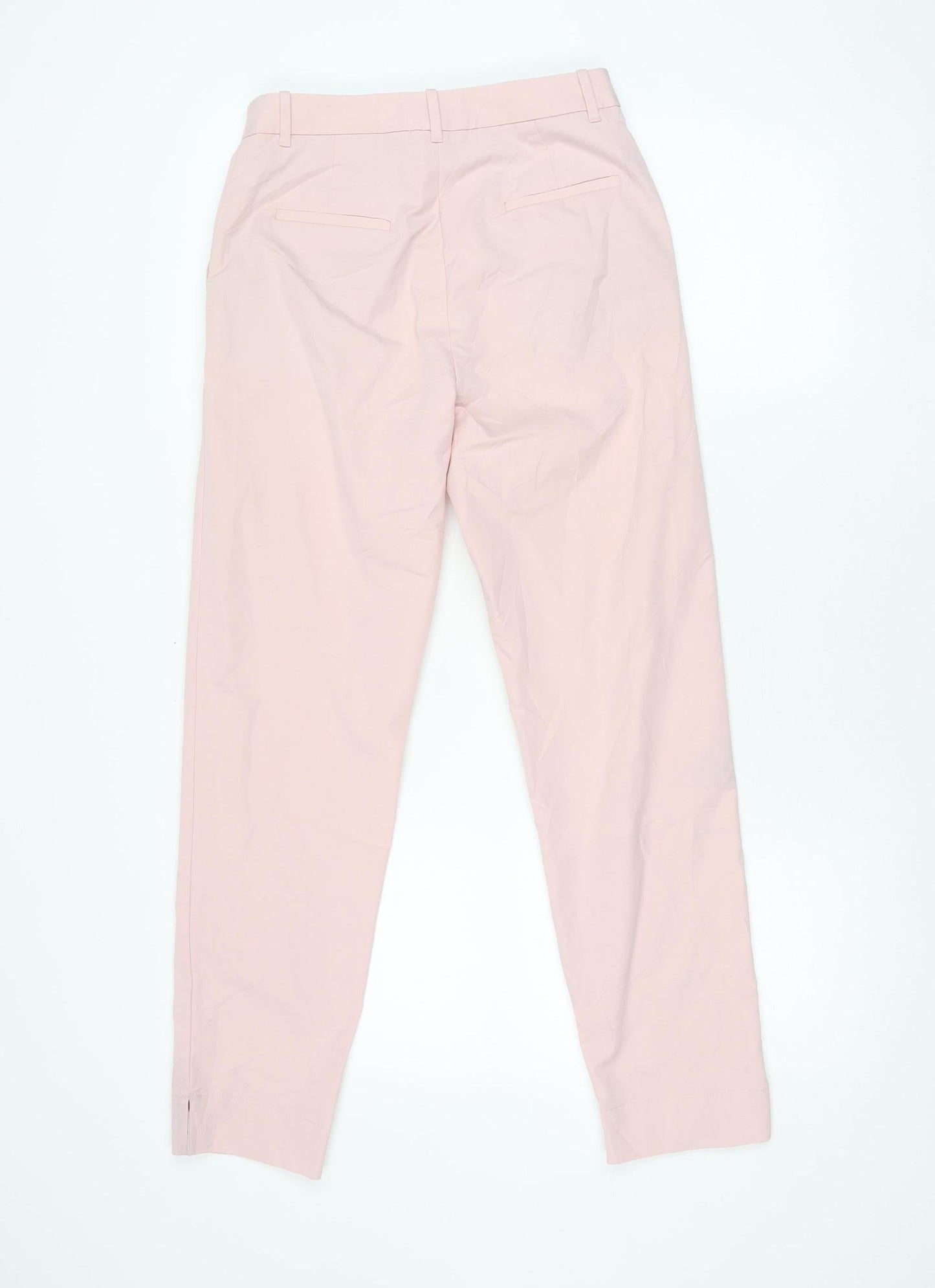 Womens UK Size 6 Marks and Spencer Regular Fit Chino Pink Trousers