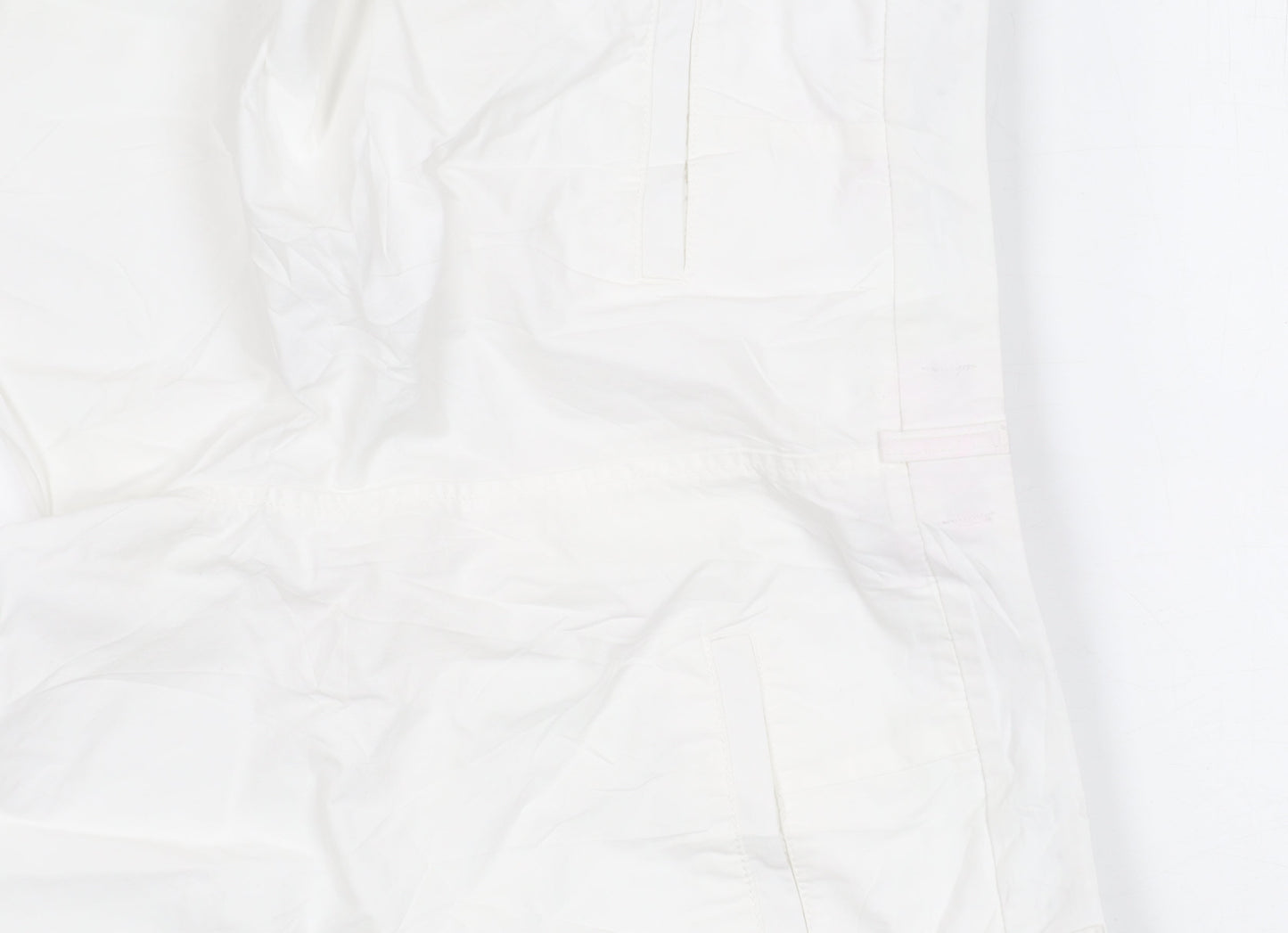 Womens UK Size 6 Marks and Spencer Regular Fit Cargo White Trousers