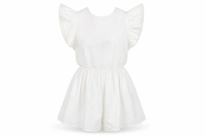 Womens UK Size 12 ASOS DESIGN One-Piece White Playsuit