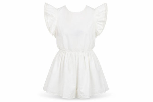 Womens UK Size 12 ASOS DESIGN One-Piece White Playsuit