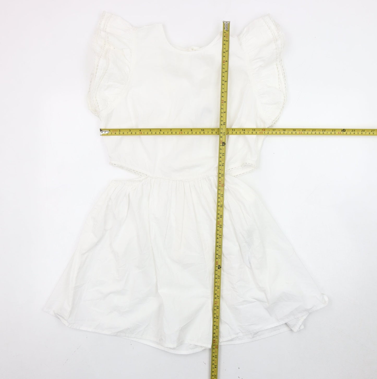 Womens UK Size 12 ASOS DESIGN One-Piece White Playsuit