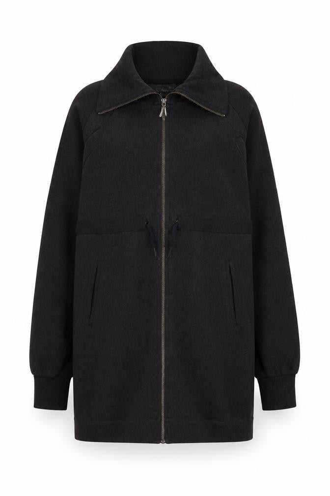 Womens UK Size M Calvin Klein Black Basic Jacket