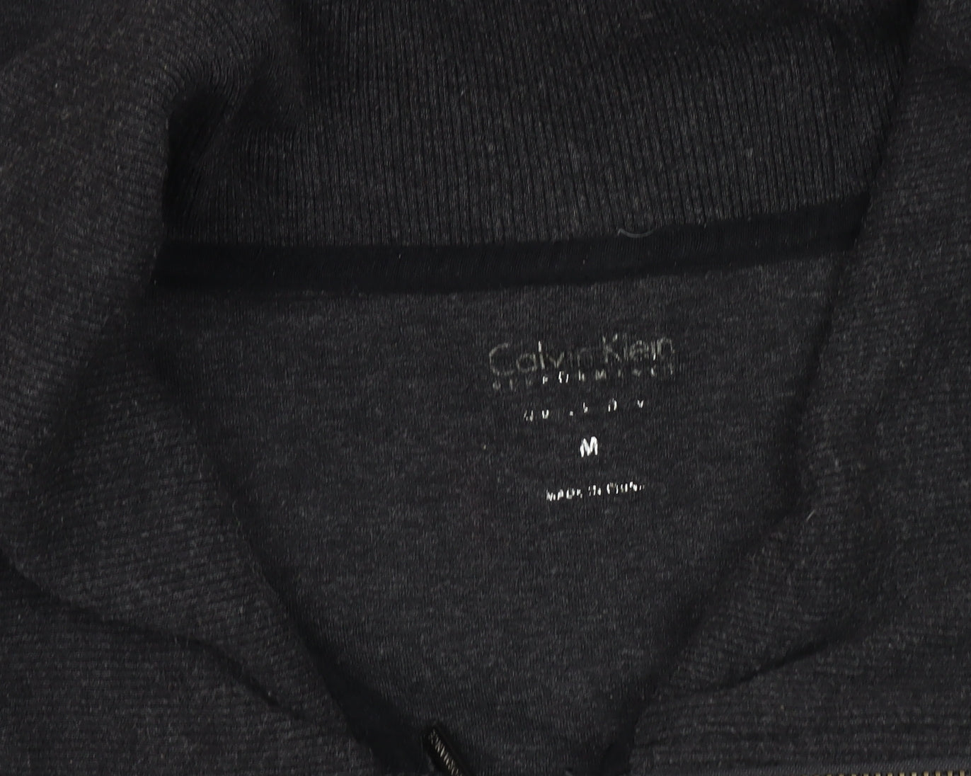 Womens UK Size M Calvin Klein Black Basic Jacket