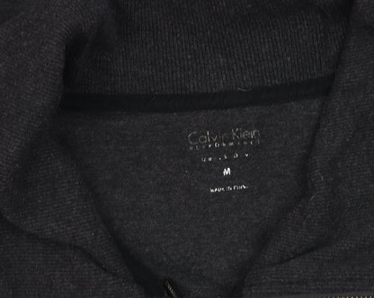 Womens UK Size M Calvin Klein Black Basic Jacket