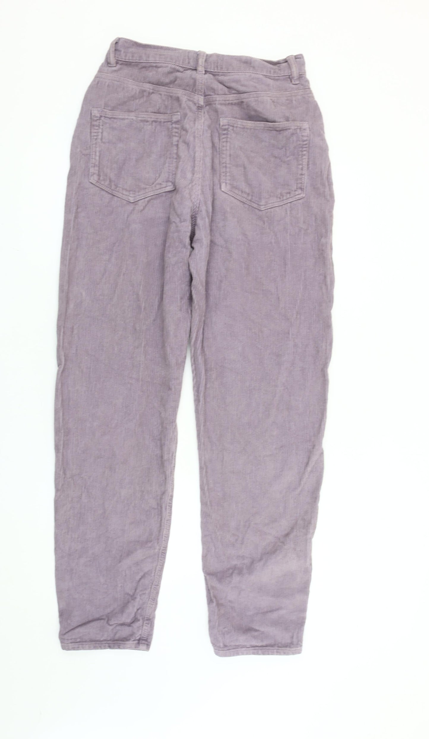 Mens UK Size 28 in ASOS DESIGN Regular Fit Casual Purple Trousers