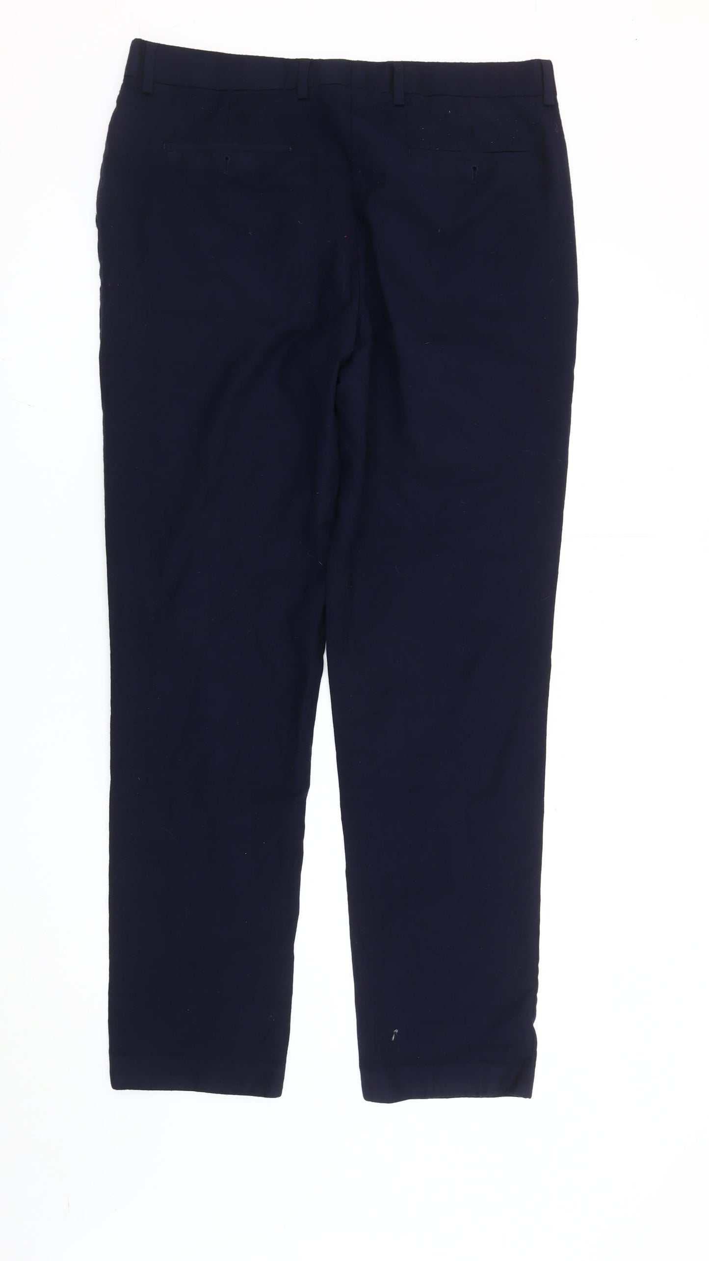 Mens UK Size 26L Simon Carter  Dress Pants Blue Trousers