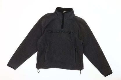 Mens UK Size M Old Navy Grey Pullover Sweatshirt