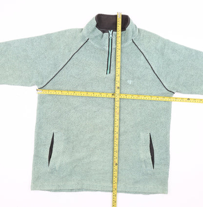 Mens UK Size M Cotton Traders Green Pullover Sweatshirt