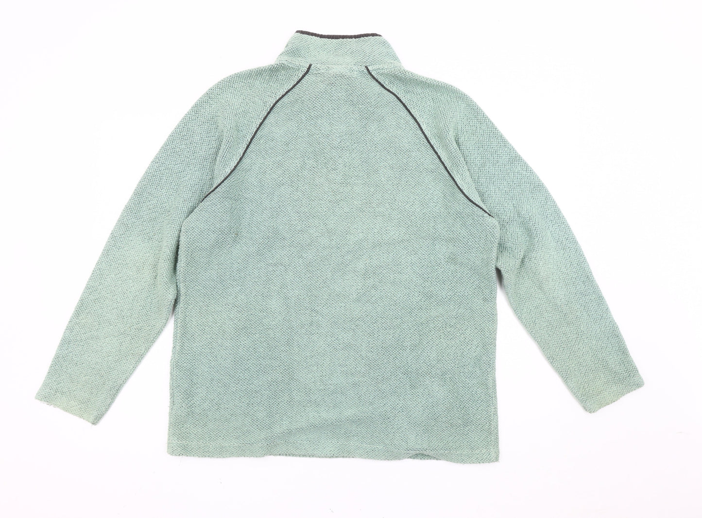 Mens UK Size M Cotton Traders Green Pullover Sweatshirt