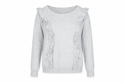 Womens UK Size 10 Peacocks Grey Pullover Jumper