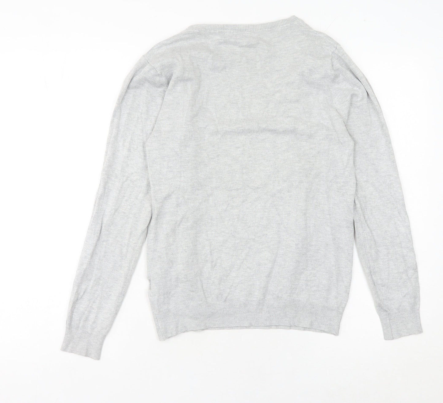 Womens UK Size 10 Peacocks Grey Pullover Jumper