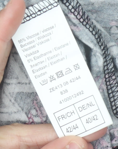 Womens UK Size 14 Atlas For Women Multicoloured Tunic Blouse