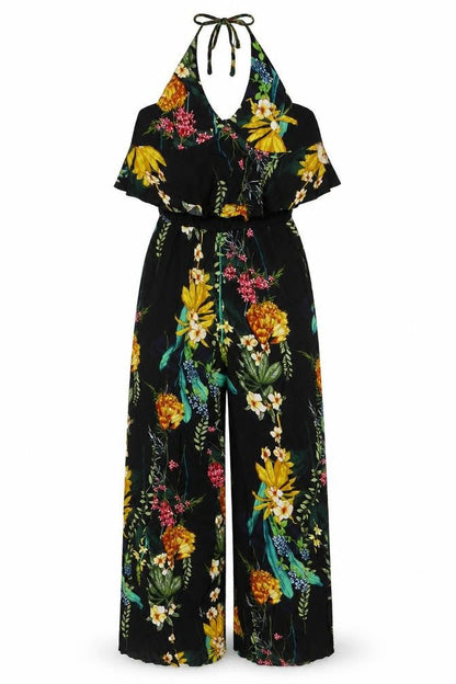 Womens UK Size S QED London One-Piece Multicoloured Jumpsuit