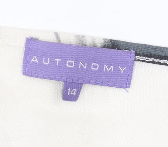 Autonomy Women's Multicoloured Butterfly Print Camisole Top Size 14