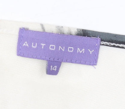 Autonomy Women's Multicoloured Butterfly Print Camisole Top Size 14