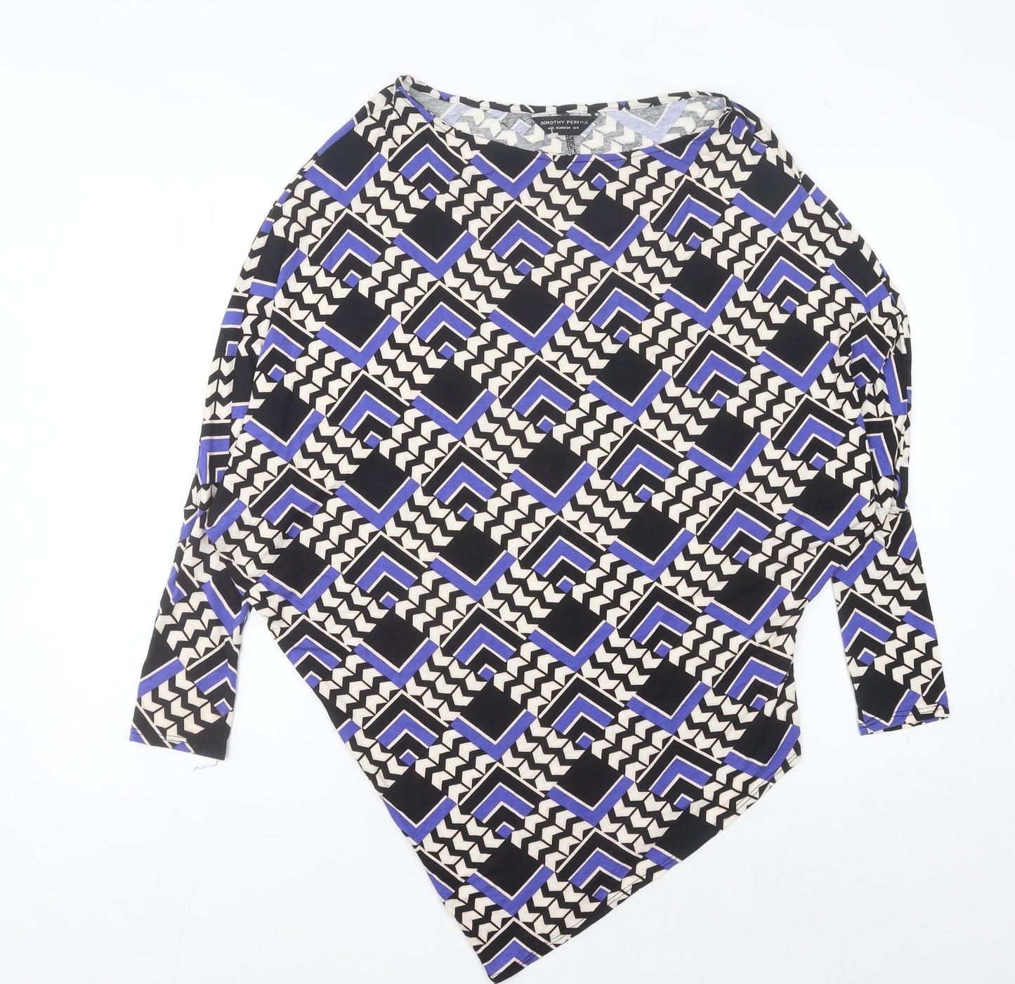 Womens UK Size 10 Dorothy Perkins Multicoloured Tunic Blouse