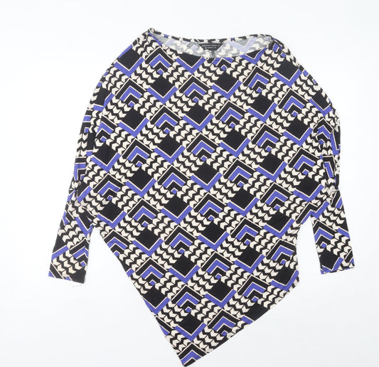 Womens UK Size 10 Dorothy Perkins Multicoloured Tunic Blouse