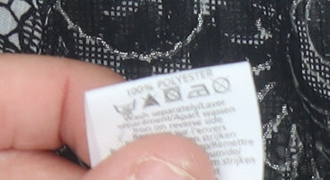 New Look Women’s Black Floral Lace Sleeveless Blouse Size 12