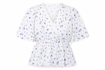 Womens UK Size 14 Quiz White Wrap Blouse
